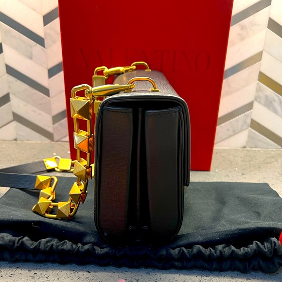 Valentino Stud Sign Shoulder Bag - Picture 7 of 15